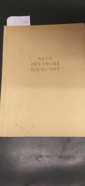 Neue deutsche Baukunst“ (Speer, Albert ) – Buch antiquarisch